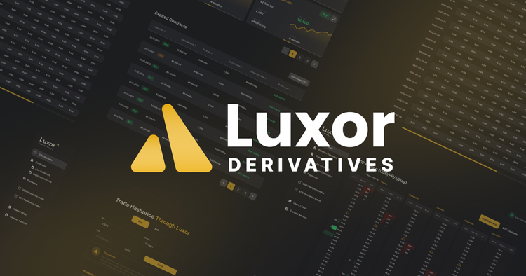 Using Hashrate on Luxor to Finance ASIC Fleet Upgrades and Expansions